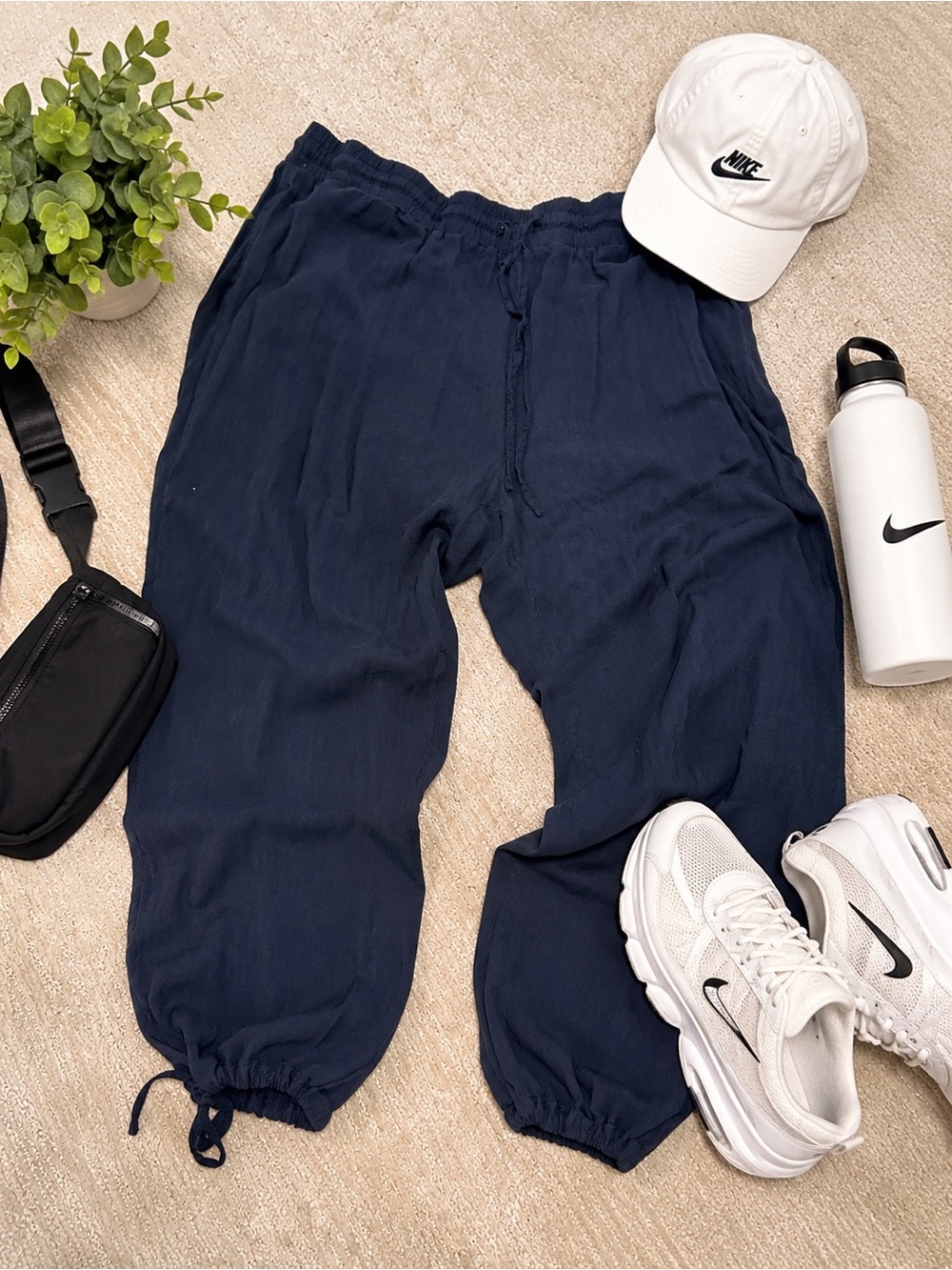 Maurices Navy Drawstring Jogger Pants